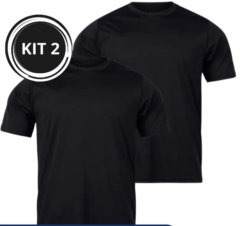 KIT 2 Camisetas Pretas por Apenas R$109,90!