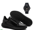 Compre 1 e Ganhe Outro! Compre Sneaker tipo McQueen e Ganhe um Relógio Casual de Ponteiro por Apenas R$209,90