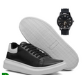 Compre 1 e Ganhe Outro! Compre Sneaker tipo McQueen e Ganhe um Relógio Casual de Ponteiro por Apenas R$209,90